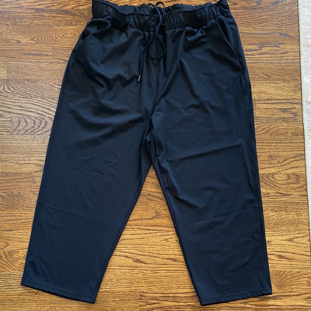 32 Cool Black Drawstring Pants Size XLarge NWOT, Hiking, Casual, Active